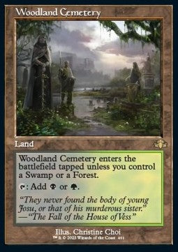 Woodland Cemetery XDMR-401 Rare Excellent Englisch