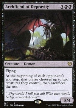 Archfiend of Depravity SCD-67 Rare Excellent Englisch