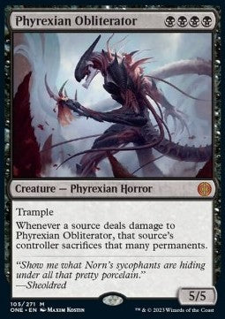Phyrexian Obliterator ONE-105 Mythic Excellent Englisch Foil