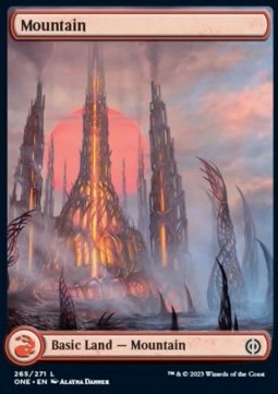 Gebirge (V.1) ONE-265 Land Near Mint Deutsch Foil