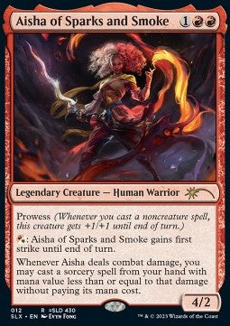 Aisha of Sparks and Smoke SLX-12 Rare Near Mint Englisch