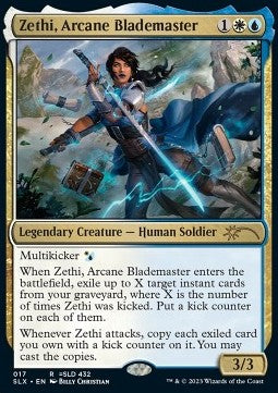 Zethi, Arcane Blademaster SLX-17 Rare Excellent Englisch