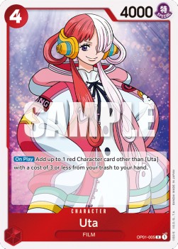 Uta (OP01-005) OP01 Rare Near Mint Englisch