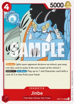 Jinbe (OP01-014) OP01 Uncommon Near Mint Englisch