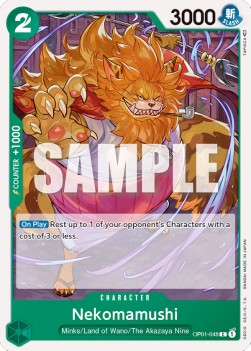 Nekomamushi (OP01-048) (V.1) OP01 Common Near Mint Englisch