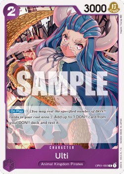 Ulti (OP01-093) (V.1) OP01 Rare Excellent Englisch