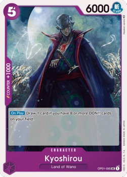 Kyoshirou (OP01-095) OP01 Uncommon Near Mint Englisch