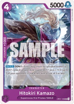 Hitokiri Kamazo (OP01-108) OP01 Uncommon Near Mint Englisch