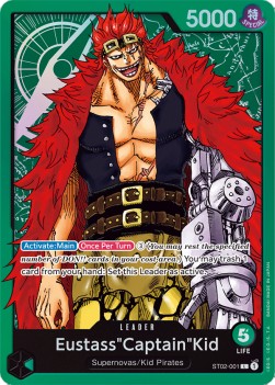 EustassCaptainKid (ST02-001) (V.1) ST-02 Leader Excellent Englisch