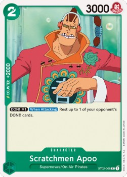 Scratchmen Apoo (ST02-008) (V.1) ST-02 Common Excellent Englisch