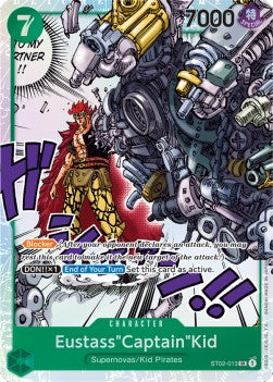 EustassCaptainKid (ST02-013) (V.1) ST-02 Super Rare Near Mint Englisch
