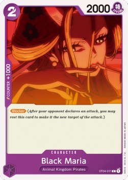 Black Maria (ST04-011) (V.1) ST-04 Common Excellent Englisch