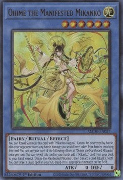 Ohime the Manifested Mikanko AMDE-027 Ultra Rare Near Mint Englisch 1. Auflage