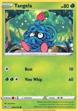 Tangela CRZ-004 Common Near Mint Deutsch