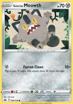 Galar-Mauzi CRZ-084 Common Near Mint Deutsch
