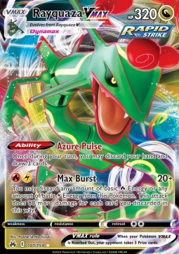 Rayquaza VMAX CRZ-101 Ultra Rare Excellent Deutsch