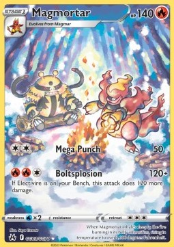 Magmortar CRZ-GG03 Holo Rare Excellent Englisch