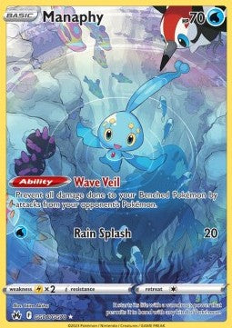 Manaphy CRZ-GG06 Holo Rare Good Deutsch