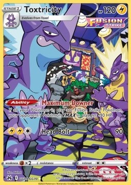 Toxtricity CRZ-GG09 Holo Rare Excellent Englisch