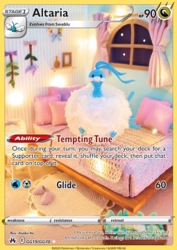 Altaria CRZ-GG19 Holo Rare Near Mint Deutsch
