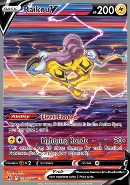 Raikou V CRZ-GG41 Ultra Rare Near Mint Deutsch