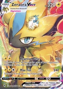 Zeraora VMAX CRZ-GG42 Ultra Rare Boosterfrisch Deutsch