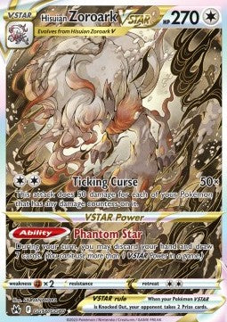 Hisui-Zoroark VSTAR CRZ-GG56 Ultra Rare Light Played Deutsch