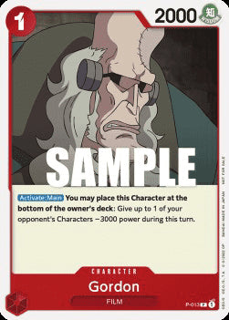 Gordon (P-013) P Promo Near Mint Englisch