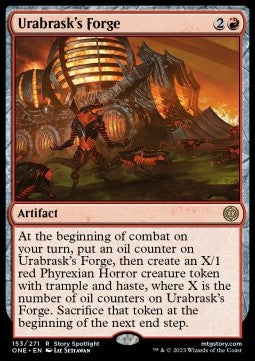 Urabrask's Forge ONE-153 Rare Good Englisch