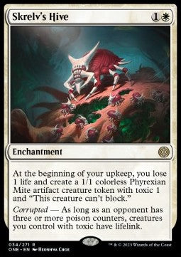 Skrelvs Schwarm ONE-34 Rare Excellent Deutsch Foil