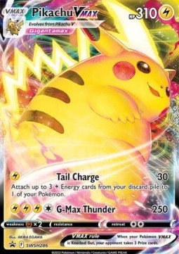 Pikachu VMAX SWSH-286 Promo Excellent Deutsch