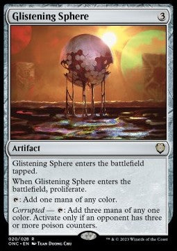 Glistening Sphere ONC-20 Rare Near Mint Deutsch