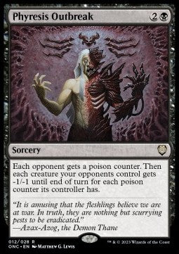 Phyresis Outbreak ONC-12 Rare Near Mint Englisch