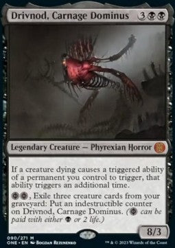 Drivnod, Carnage Dominus ONE-90 Mythic Excellent Englisch Foil