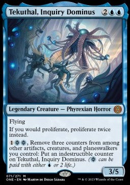 Tekuthal, Inquiry Dominus ONE-71 Mythic Near Mint Englisch