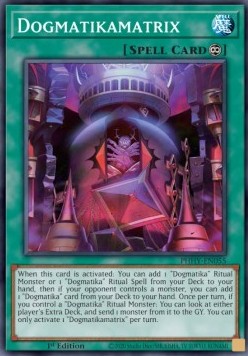 Dogmatikamatrix PHHY-055 Super Rare Near Mint Englisch 1. Auflage