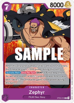 Zephyr (ST05-010) ST-05 Common Near Mint Englisch