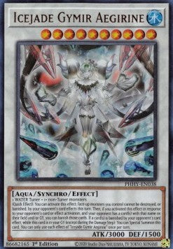 Eisjade-Gymir Aegirine PHHY-038 Ultra Rare Excellent Deutsch 1. Auflage