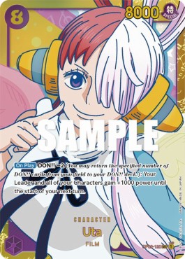 Uta (OP02-120) (V.1) OP02 Secret Rare Played Englisch