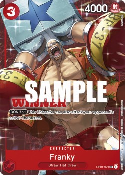 Franky (OP01-021) (V.2) UP Uncommon Near Mint Englisch