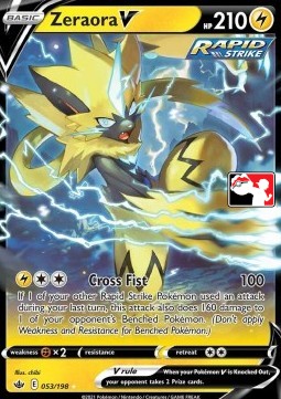 Zeraora V PPS1-CRE 053 Promo Near Mint Deutsch