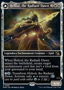 Heliod, the Radiant Dawn // Heliod, the Warped Eclipse XMOM-293 Rare Near Mint Englisch