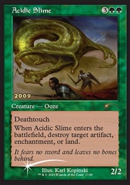 Acidic Slime 30C-2009 Rare Near Mint Englisch Foil