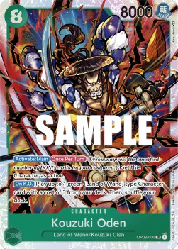 Kouzuki Oden (OP02-030) (V.1) OP02 Super Rare Near Mint Englisch