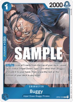 Buggy (OP02-058) (V.1) OP02 Rare Near Mint Englisch