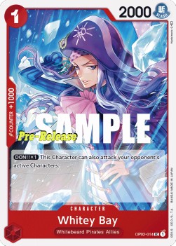 Whitey Bay (OP02-014) OP02P Uncommon Near Mint Englisch