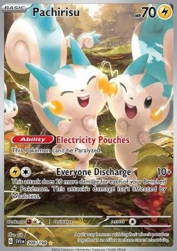 Pachirisu SVI-208 Illustration Rare Near Mint Deutsch