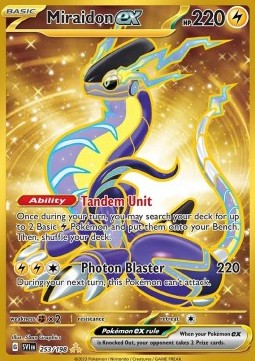 Miraidon ex SVI-253 Secret Rare Excellent Deutsch