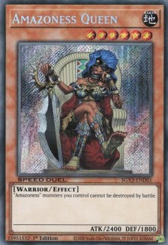 Amazonische Königin SGX3-DED01 Secret Rare Near Mint Deutsch 1. Auflage