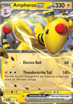 Ampharos ex SVP-016 Promo Near Mint Deutsch